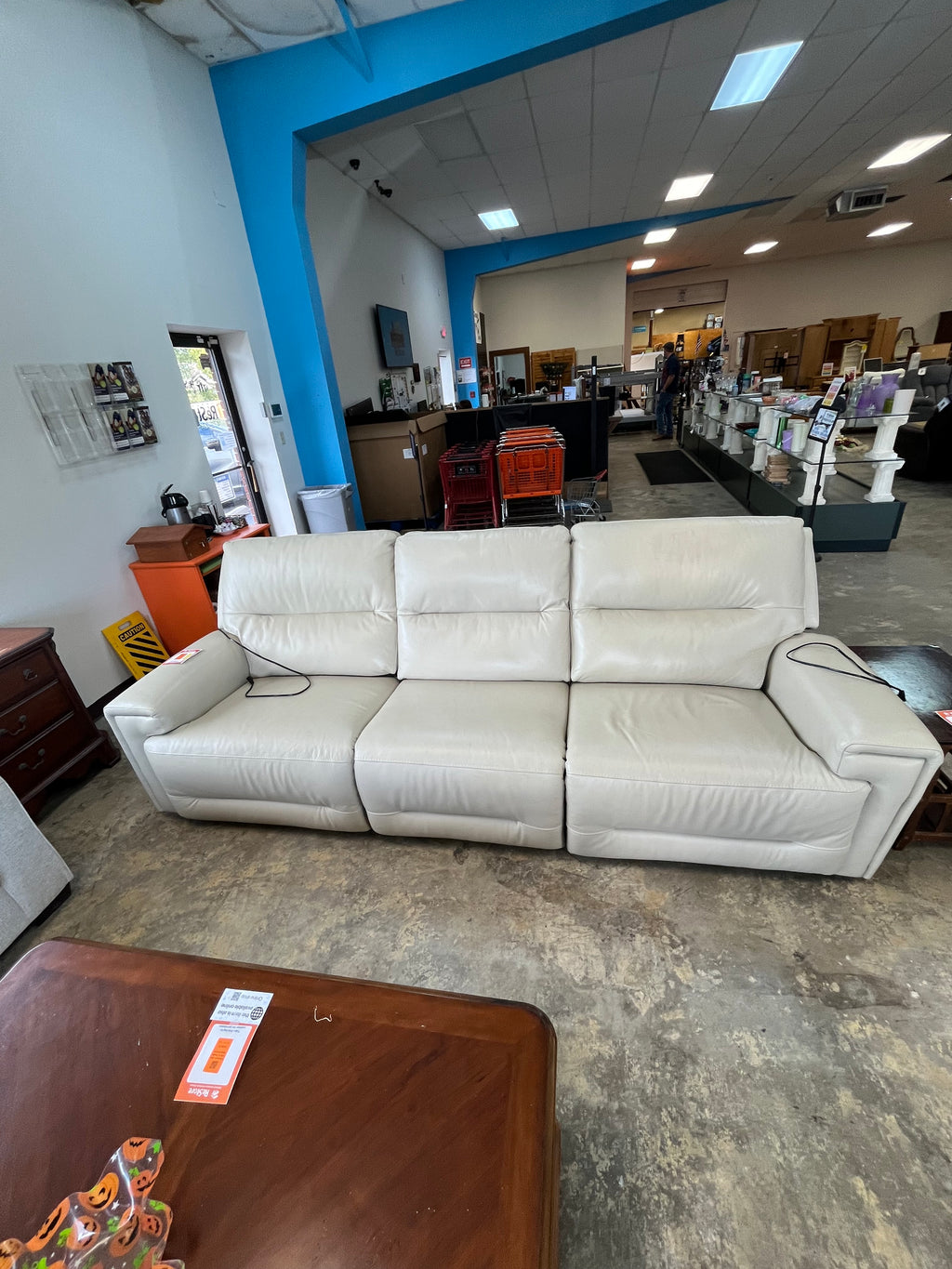 Beige sectional