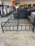 Queen black metal frame