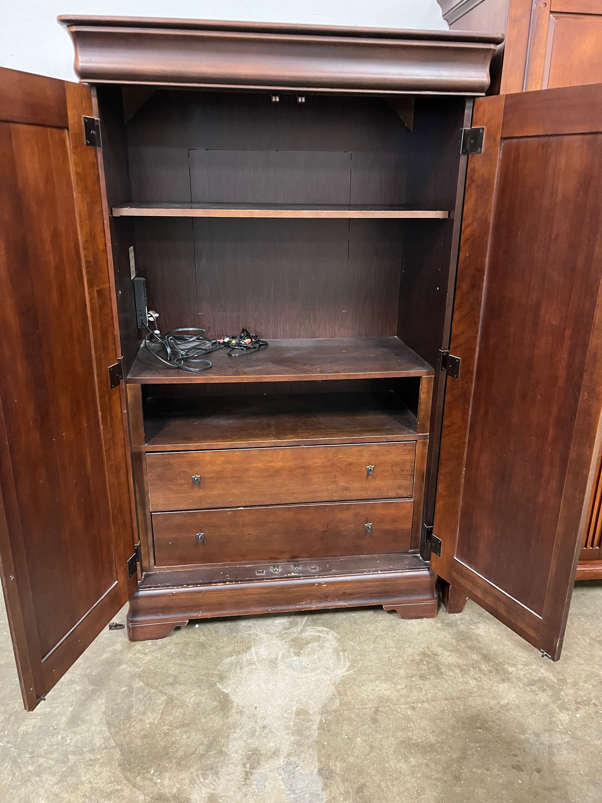 Dark Brown Entertainment Center