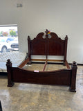 Wood king bed
